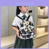 Adorable Cartoon Bear Kids Backpack For Preschool Children Lightweight Canvas School Bag