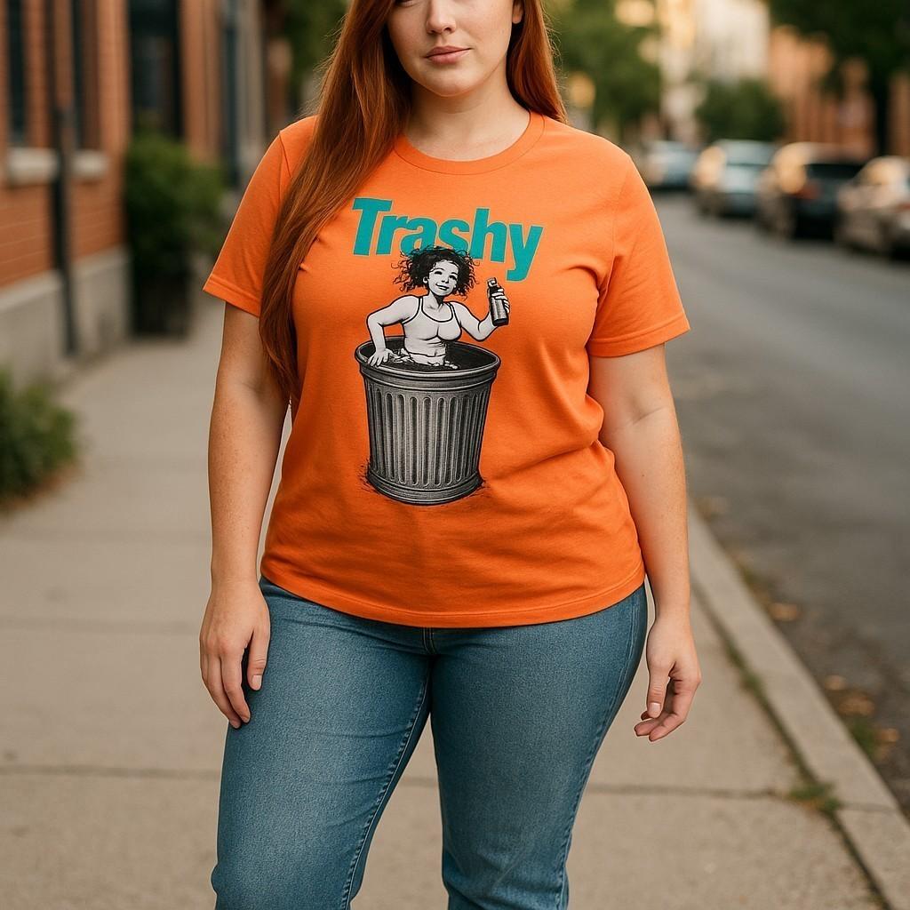 Trashy Unisex Softstyle T-Shirt, Casual Tee, Fun Graphic Shirt, Summer Clothing 4XL