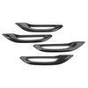 4PCs Car Door Handle Protection Cover Anti Freezing Carbon Fiber Style Replacement for Tesla Model 3 Y