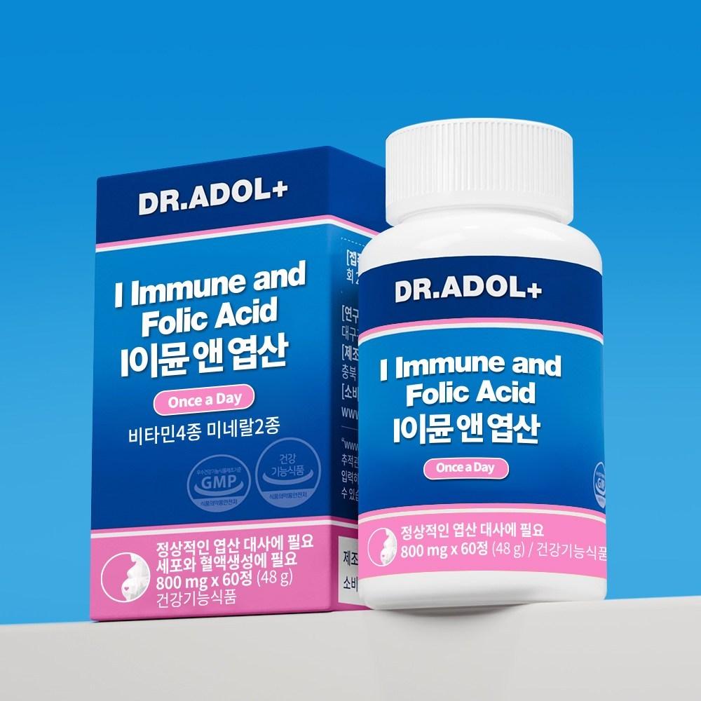 Dr. Adol I Immune & Folic Acid Zinc Selenium Prenatal Supplement 1 Pcs 60 Tablets