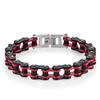 European & American Stainless Steel Bicycle Bracelet for Men & Women - Trendy Rock Motorcycle Design
