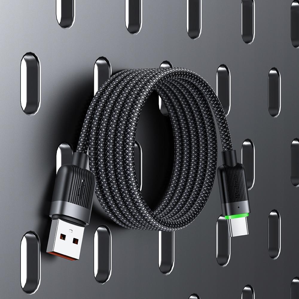 Mcdodo Usb-C Fast Charging Cable For Samsung Xiaomi Type C 6A 100W 1M Led