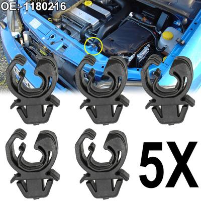 5x For Vauxhall Opel Astra Vectra Ampera Calibra Corsa Omega Hood Bonnet Rod Stay Clip Holder Clamp Fastener Retainer 1180216