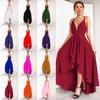 Suspender Large Size Women's Collar Pendulum Dress Sexy Backless Bandage Banquet Dress Dress
