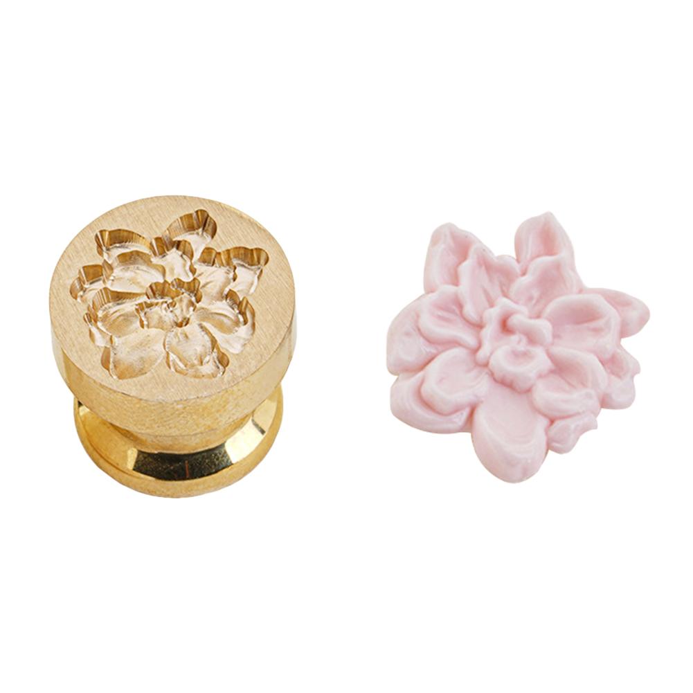 

Enamel Copper Head 3D Relief Wax Sealing Copper Head Classic Vintage DIY Manual Account Invitation Envelope for Wedding Card