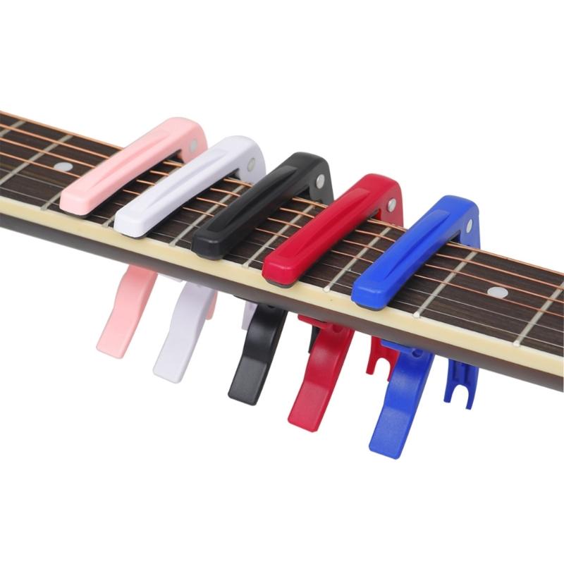 Universal Capo Guitar Accessories Quick Change Clamp ABS Plastic Acoustic Classical Guitar Capo for Guitar Parts