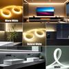 AC 220V COB Streifen mit EIN/AUS-Schalter Weiß 3000K 4000K 6000K IP65 Wasserdicht Heimdeko Flexibles Band LED Neonlicht 1M-35M