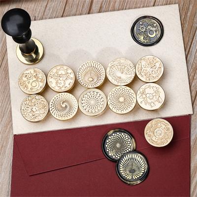 Razítko na scrapbooking, náhradní razítková hlava s voskovou pečetí s časovým motivem, pečeť, svatební oznámení, obálky, dropshipping