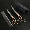 7-inch Curved Pet Grooming Scissors Set for Dogs – Popular Trimming Tools Collection
