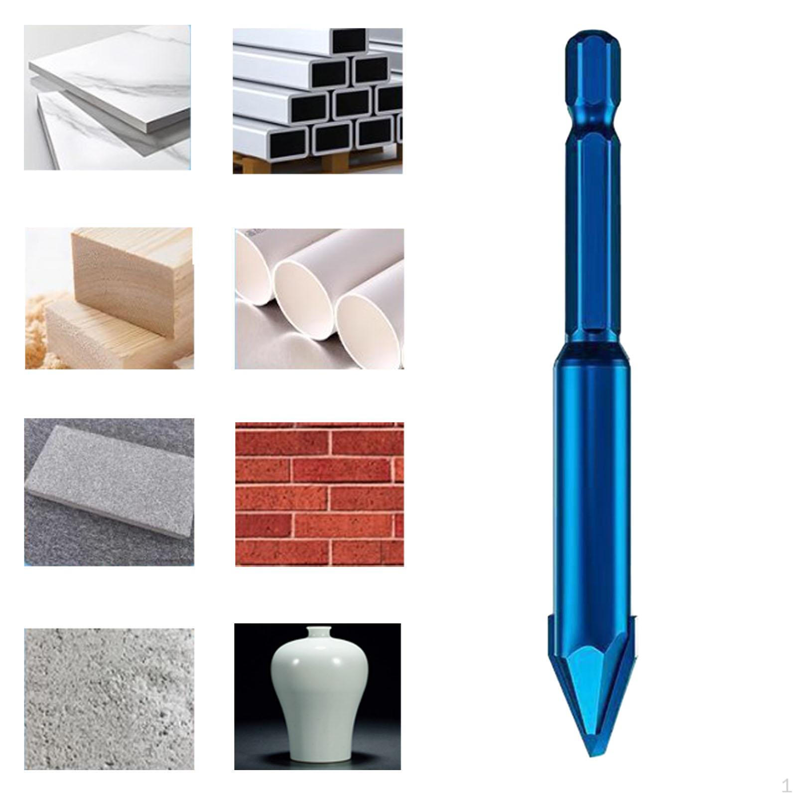 

Кривой кончик эксцентрикового сверла из легированной стали, кирпич, шестиугольная ручка для стекла 6mm