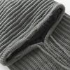Women's Pullover Stripe One Piece Plush Thickened Riding Ear Protector Knitted Warm Hat