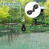 50/30/20/10Pcs Sun Shade Net Clip Sunshade Net Fixing Clip Greenhouse Shade Cloth Fabric Fix Clamp Plastic Grommet Fence Netting Hook