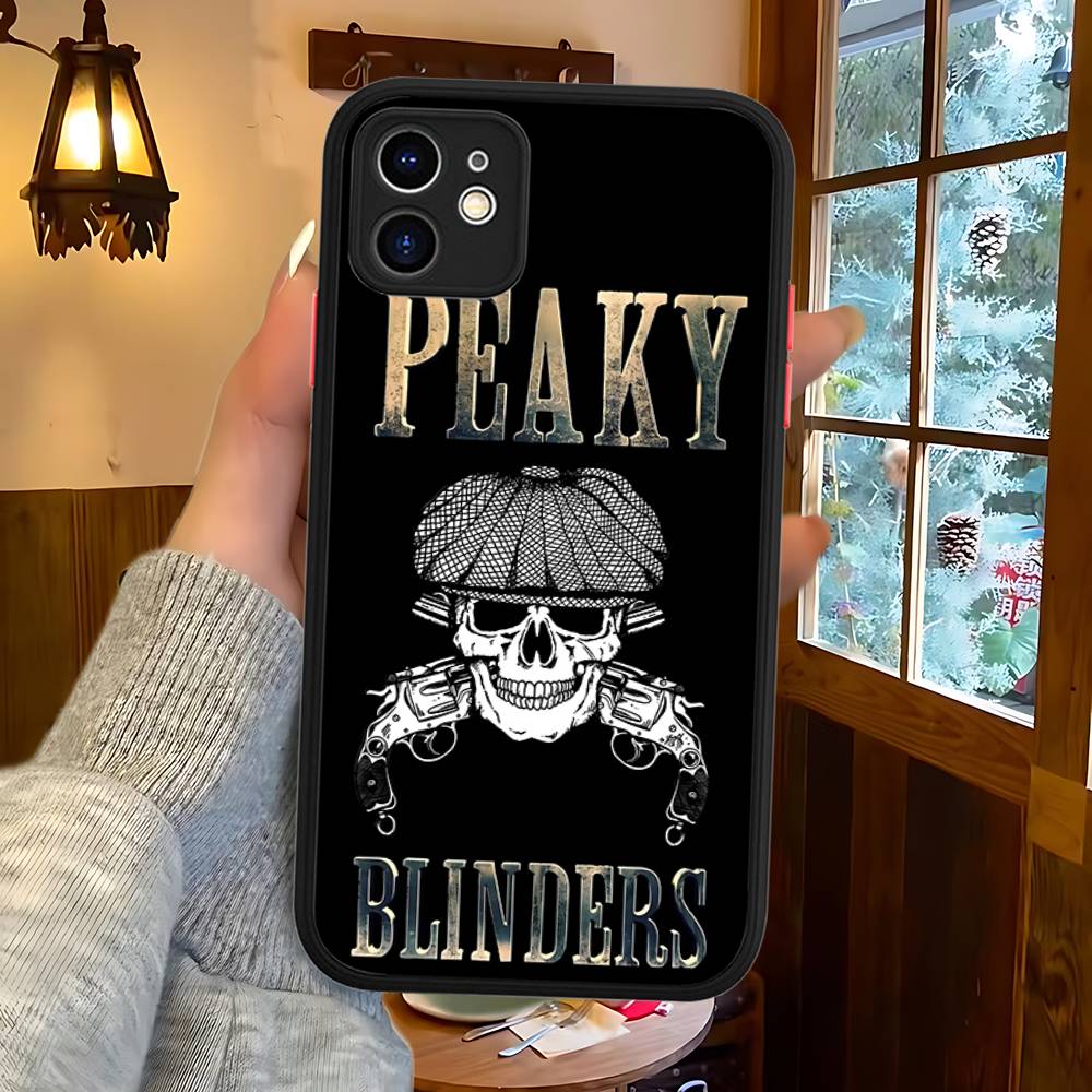 Movie P-Peaky-S B-Blinders Phone Case For IPhone 16 15 14 13 12 11 Pro Max 7 8 6 6s Plus Matte Cover