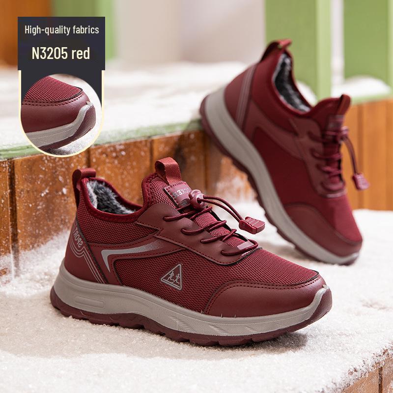 Women's Winter 2025 Lightweight Walking Shoes - Soft Sole, Breathable, Casual Sneakers for Middle-Aged and Elderly.