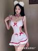 Sexy Female Nurse Uniform Seduction Pure Desire Wind Bed Free Role Play Passion Suit
