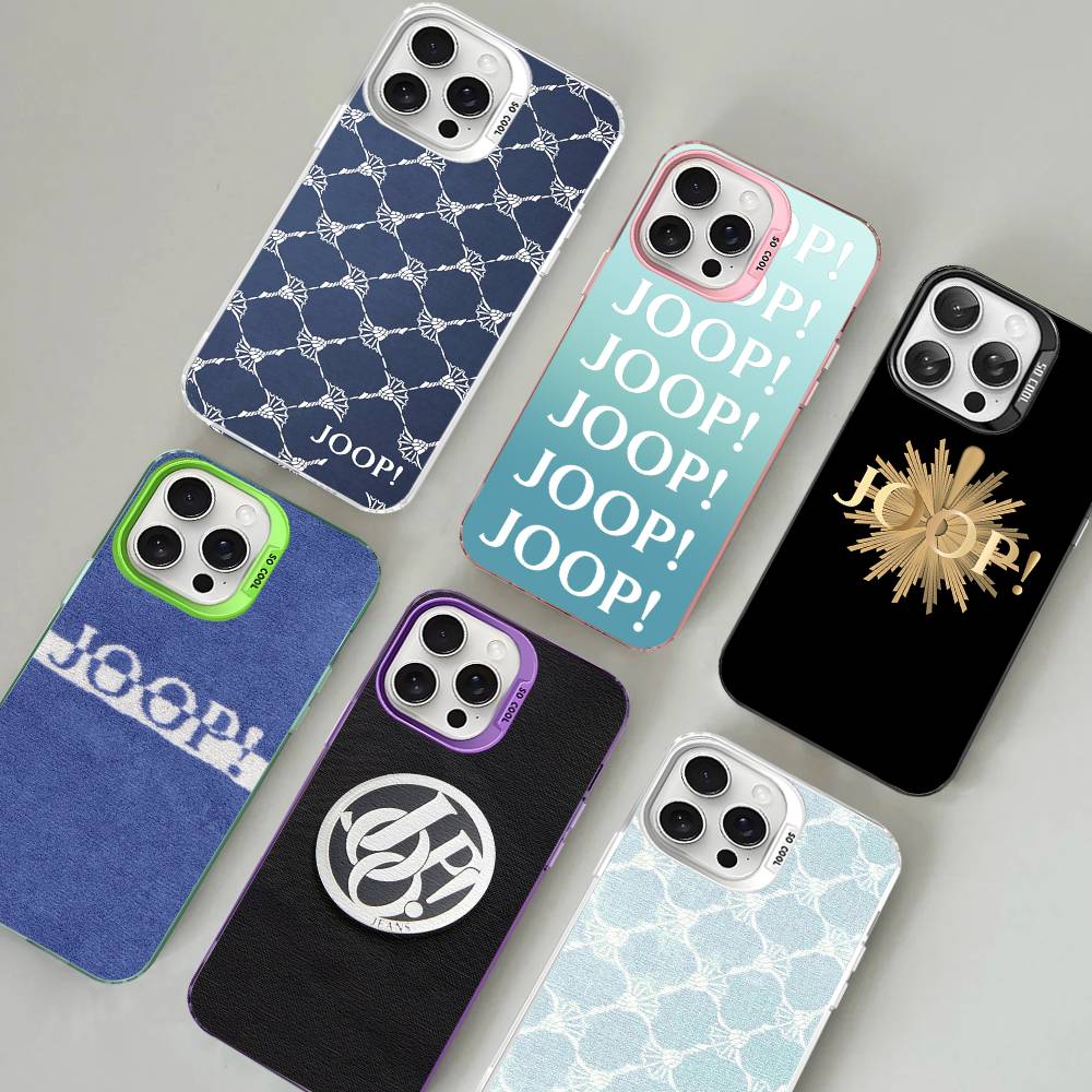 Modemarke J-Joop Handyhülle Für IPhone 17 16 15 14 13 12 11 Pro Max Plus Pro Bunte Hülle