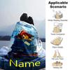Customiz Name Personality Paddington Bear Blanket Soft &Warm Sofa Office Bed Travel Lunch Break Blanket, Gift Suitable All Seasons