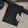 3/6/7/8/9/10 Sheets Nail Art Sticker Self-adhesive Halloween Christmas Butterfly Love Heart Women Fake Nail Decoration Decal