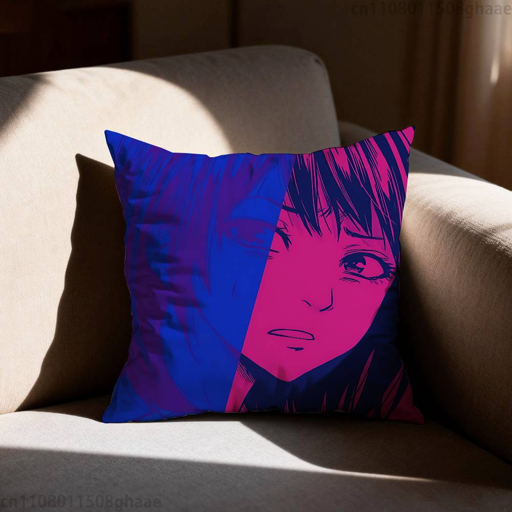 Tv Girl Pillow Case Sofa Living Room Bedroom Headboard Backrest Cushion Square Cushion Nap Time