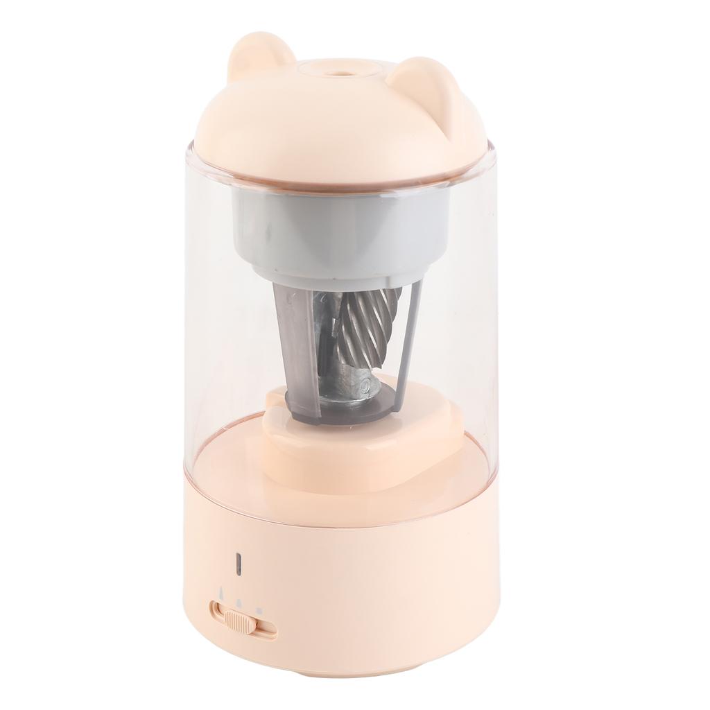 Automatic Electric Pencil Sharpener Auto Stop Adjustable Sharpness for 6.5mm 8mm Pencil Round Triangular Hexagonal