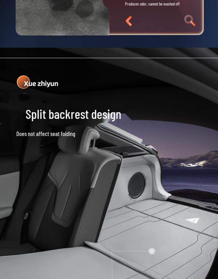 Deep Blue 2026 Full Coverage Leather Trunk Mat for Tail Box Interior Modification