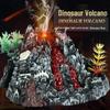 Volcano Eruption Simulation Toy with Sound, Light, and Dinosaur Ornaments - Cognitive Gift for Boys