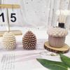 Stampo in Silicone Pigna 3D per Candele di Natale e Decorazioni da Forno