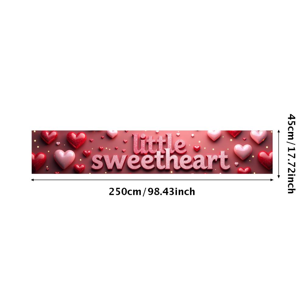 

Easy-to-Hang Decorative Background Charming Reusable Colorful Party Backdrop Unique Event Sign for Romantic Party