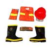 Costum de antrenament pentru pompieri stil 97: Set de 6 Piese cu Cască, Mănuși, Cizme și Uniformă de Luptă