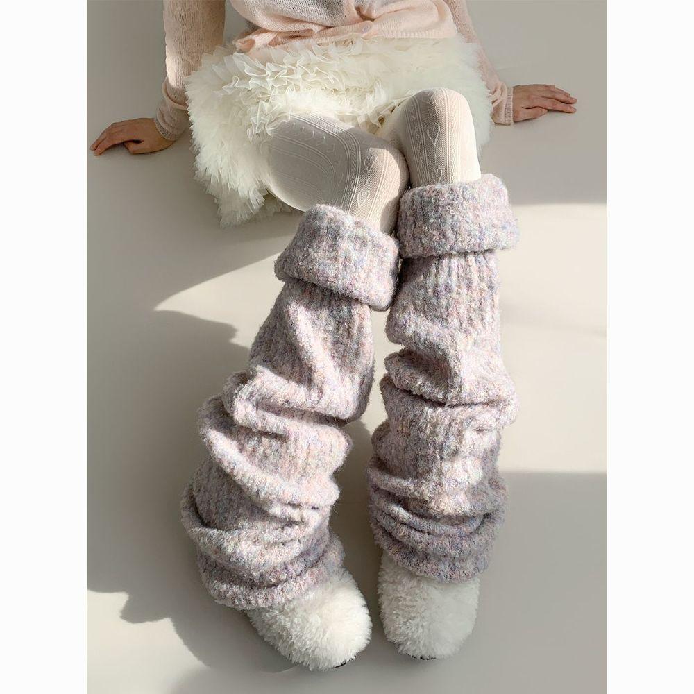 Flare Style Flare Leg Socks Knee-Length Knee-Length Socks Soft Leg Warmers  Daily Wear