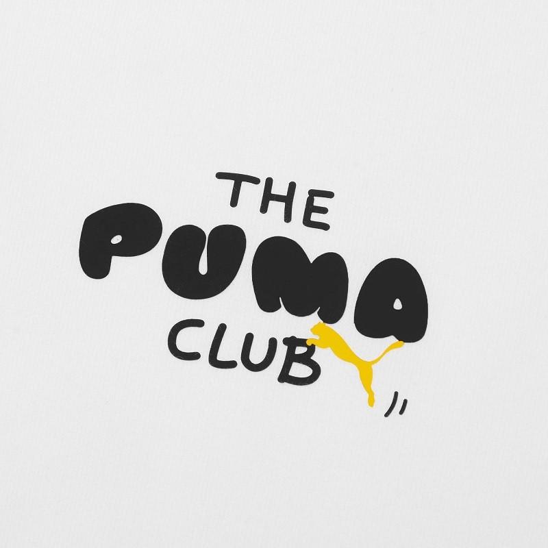 Puma Club Graphic Fz Hoodie Knit Jacket Men Outerwear White 533199-02