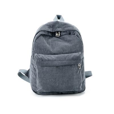 Corduroy Backpack Fashi Women School Backpack Pure Color Women Backpack Teenger Girl School Bags Female Mochila Bagpack Pack