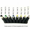 8-Piece DC Converter Set for Laptops - 5.5x2.1mm Plug Adapter