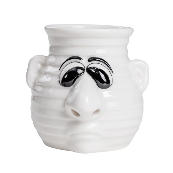 

Разделитель яичного белка, забавный разделитель яичного желтка, керамический новинка, кухонный гаджет для выпечки, подарков на Хэллоуин, День благодарения, Рождество белый