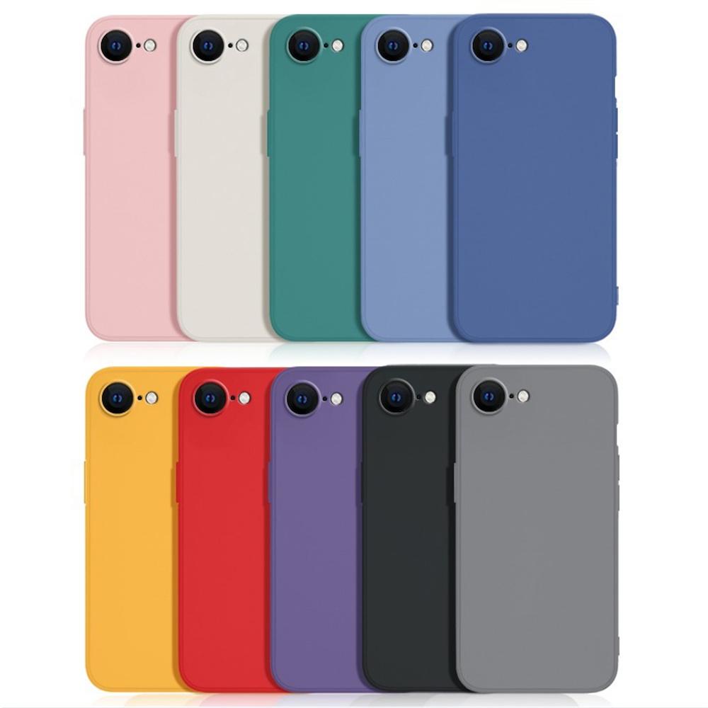 New Original Liquid Silicone Protective Bumper For iPhone 16E case For iPhone 16E Case For Apple iPhone 6 7 8 Plus SE2020 Cover