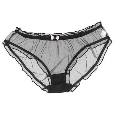 1pc Girls  Female  Summer  Pure Cotton Crotch Thin Transparent Lace Panties Women Underwear Panty