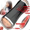 Usb Rechargeable Double Head 2 In 1 Airplane Cup Male Electric Masturbation Device Real Vagina Adult Product Sex Exercise 18+
