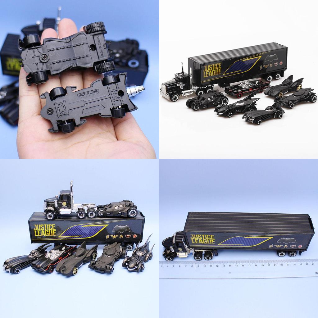 Prémiová kvalita 7 ks/šarže The Dark Knight Batman Autíčka Modelová Slitina Diecast PVC