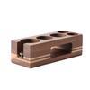 51/58mm Coffee Tamper Station Portafilter Holder Wooden Base Stand Espresso Tamper Mat For Espresso Accessories