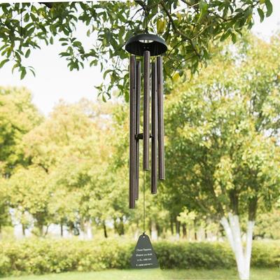 Carillon éolien japonais en aluminium tubulaire en métal, décoration créative à suspendre pour jardin