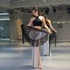 Shiny Spandex Belly Dance Hip Scarf One Size Tassel Hip Scarf Sequins Triangle Shape Waist Scarf Oriental Dance Performance