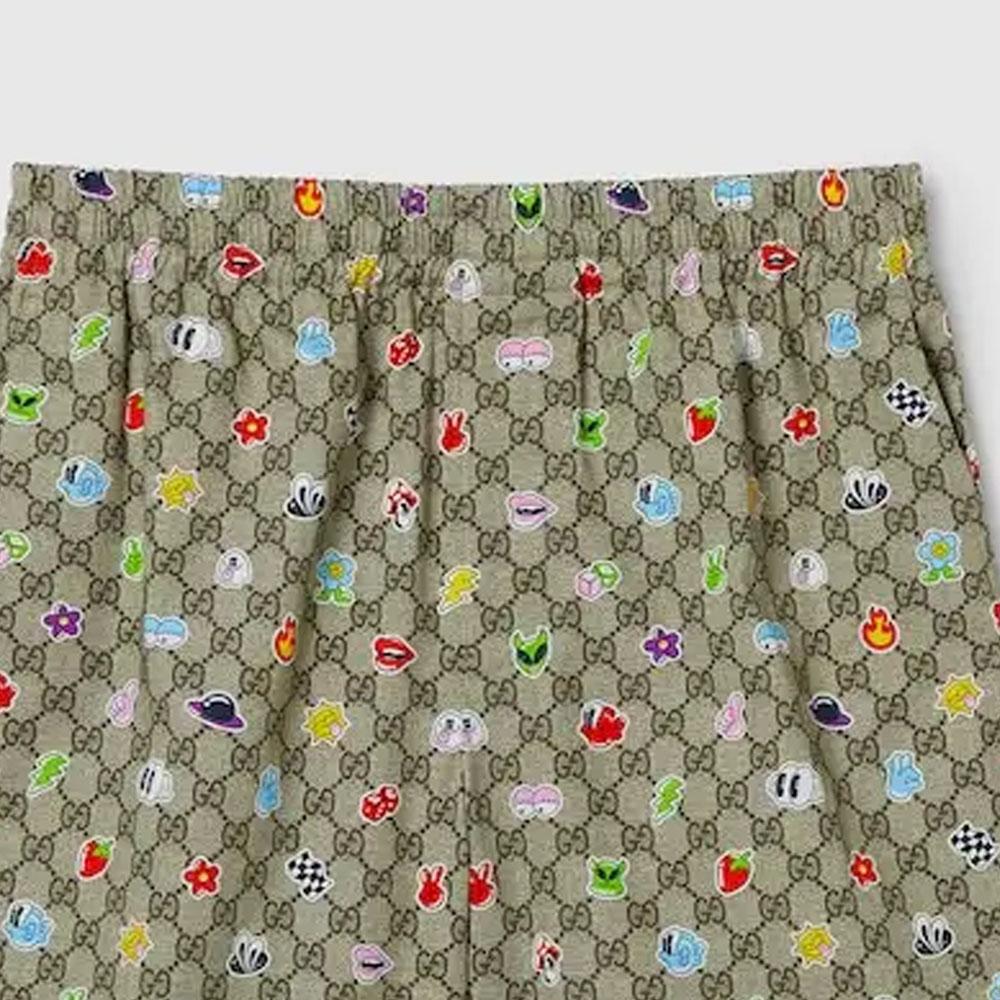 GUCCI SS24 Casual Shorts Men's Ebony 781329-ZAQD8-2270