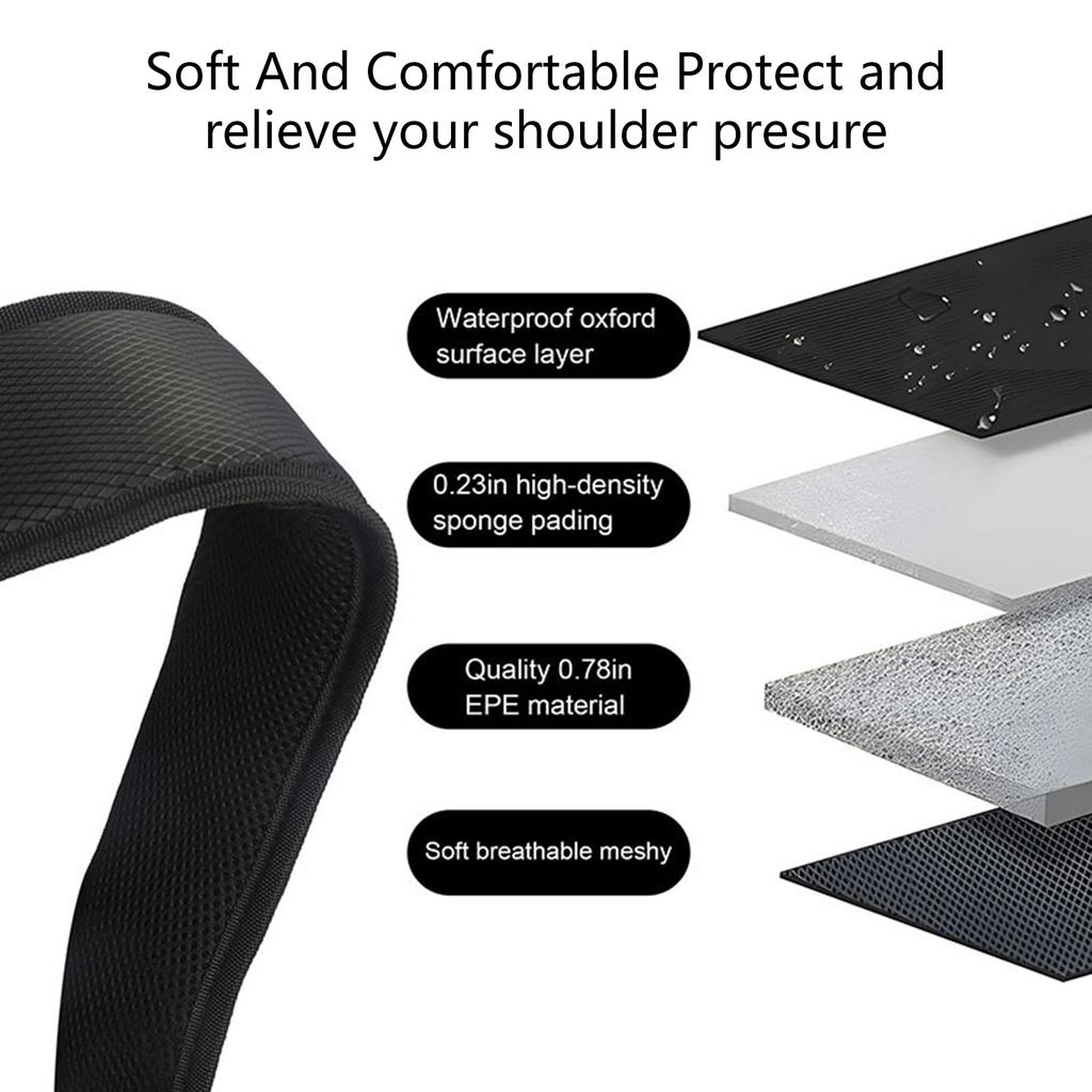 Waterproof Golf Bag Shoulder Strap Universal Golf Backpack Carry Strap Padded Golf Carrying Bag Strap Comfortable