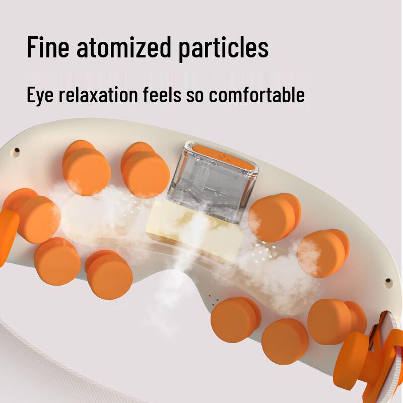 HEZHENG Intelligent Air Pressure Eye Massager with Heat and Bluetooth CN plug (adapter included)