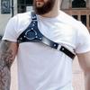 Fashion Adjustable PU Armband Shirt Sleeve Holder Nightclub Bracelet Upper Arm Cuff Armlet Bartender Nightclub Jewelry