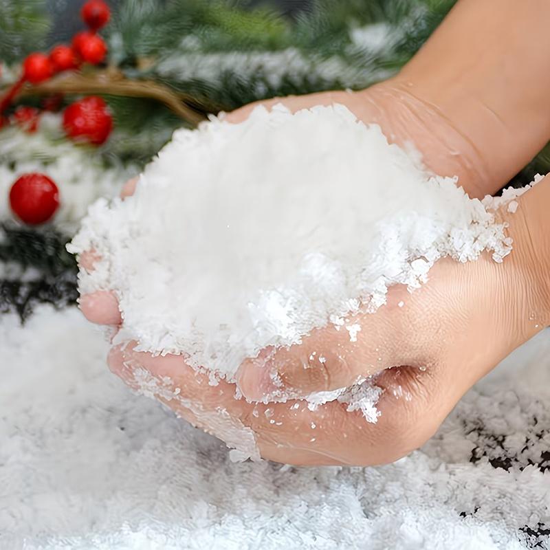 Artificial Fake Snow Powder, Snowfall Powder, Artificial Snow For Film And Television, Christmas Decor Winter Holiday Party Diy