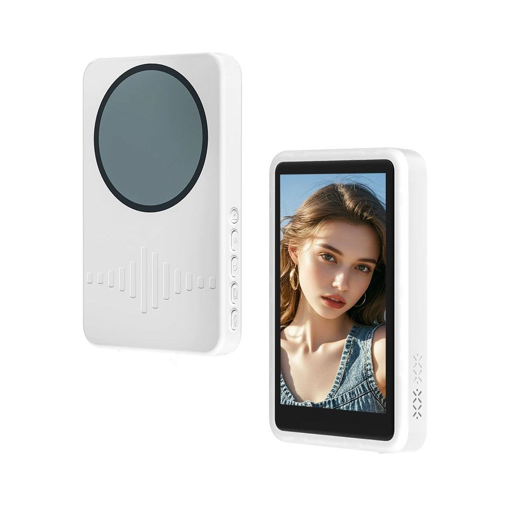 Tri Color Adjustable Wireless Rear Projector Selfie Monitor Screen Vlog Screen Magnetic Phone Rear Camera For Selfie Live Stream