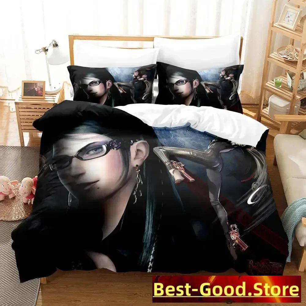 Bayonetta Bedding Set Single Twin Full Queen King Size Bed Set Adult Kid Bedroom Duvetcover Sets Anime Parure De Lit Bed