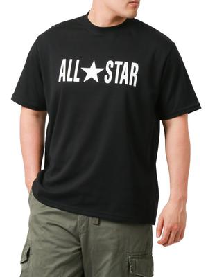T-shirt technique pour homme Converse, Grande taille, Doublure en mesh, Imprimé, Anti-humidité, Séchage rapide, Motif B, Taille 3L
