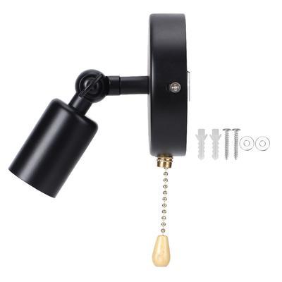 Lámpara de pared vintage E26/E27 con cabezal ajustable para sala de estudio junto a la cama 85-245 V (no contiene)